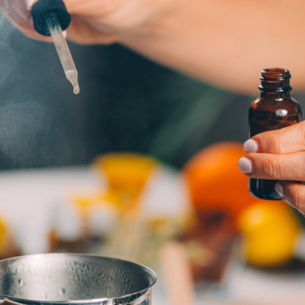 Homemade soap with PipingRock Essential Oils 