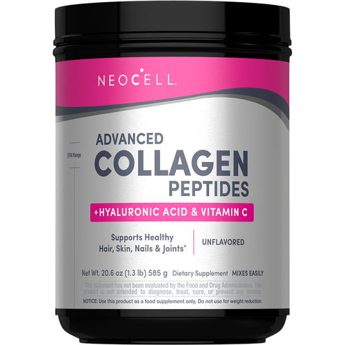Neocell Advanced Collagen Peptides supplement container on a white background