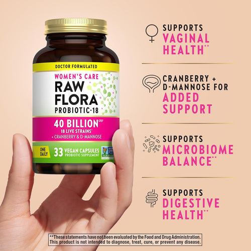 Kvinnors Omvårdnad Probiotika-18 40 Miljarder, 33 Veganska Kapslar