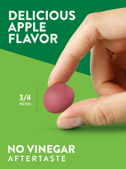 Vinagre de Maçã (Delicioso Sabor de Maçã), 600 mg (por porção), 75 Gomas