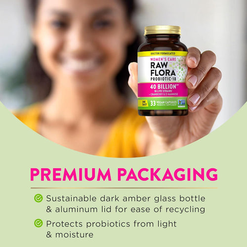 Kvinnors Omvårdnad Probiotika-18 40 Miljarder, 33 Veganska Kapslar