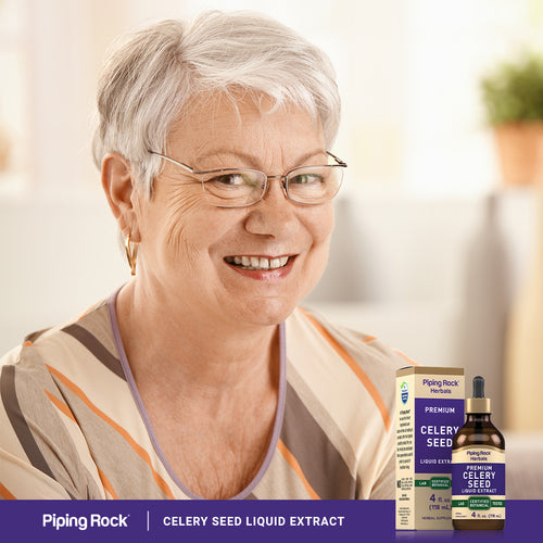 Celery Seed Liquid Extract, 4 fl oz (118 mL) Dropper Bottle Lifestyle