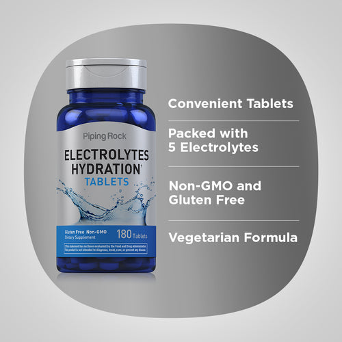 Electrolytes Hydration, 180 Tablets Benefits
