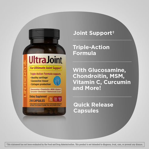 Glucosamine, Chondroitin, Turmeric & MSM UltraJoint, 210 Capsules Benefits