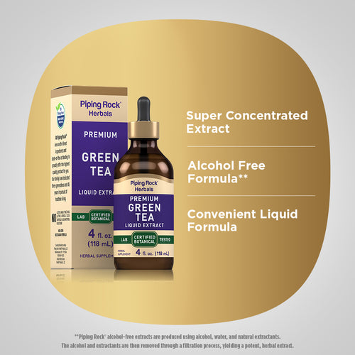 Green Tea Liquid Extract, 4 fl oz (118 mL) Dropper Bottle Benefits