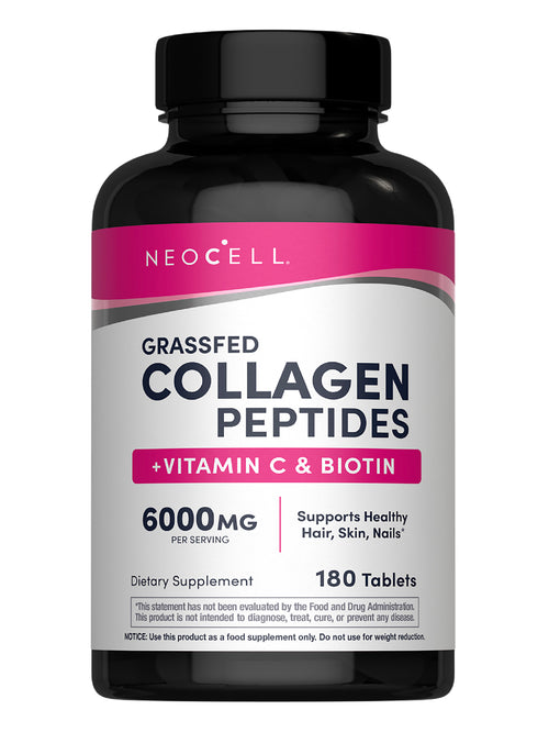 Neocell Grassfed Collagen Peptides supplement bottle on a white background