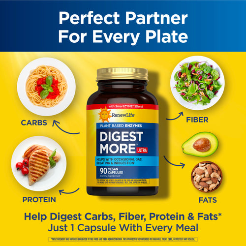 DigestMore Ultra Enzymer, 90 Veganska Kapslar