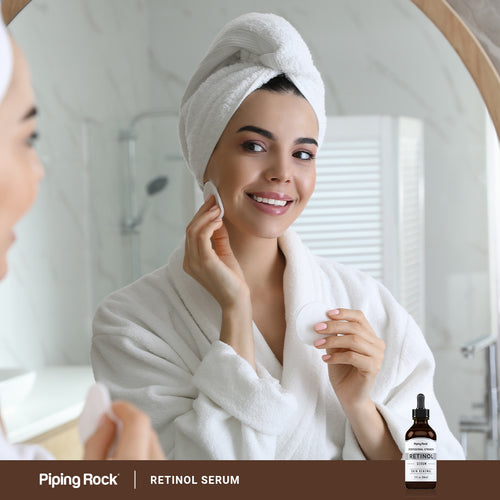 Retinol Serum, 2 fl oz (59 mL) Dropper Bottle Lifestyle