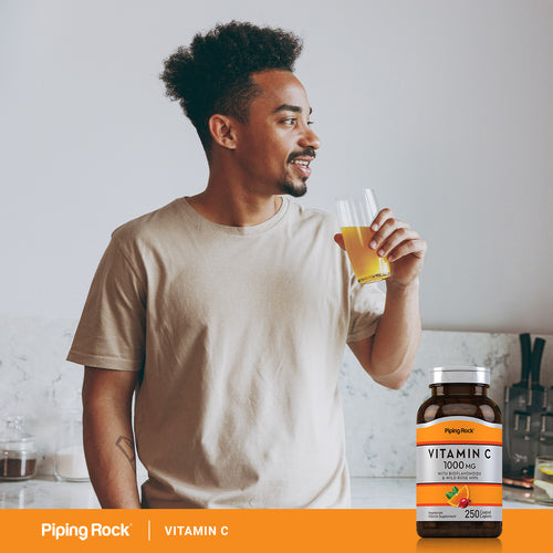 Vitamin C 1000 mg with Bioflavonoids & Rose Hips, 250 Coated Caplets Lifestyle