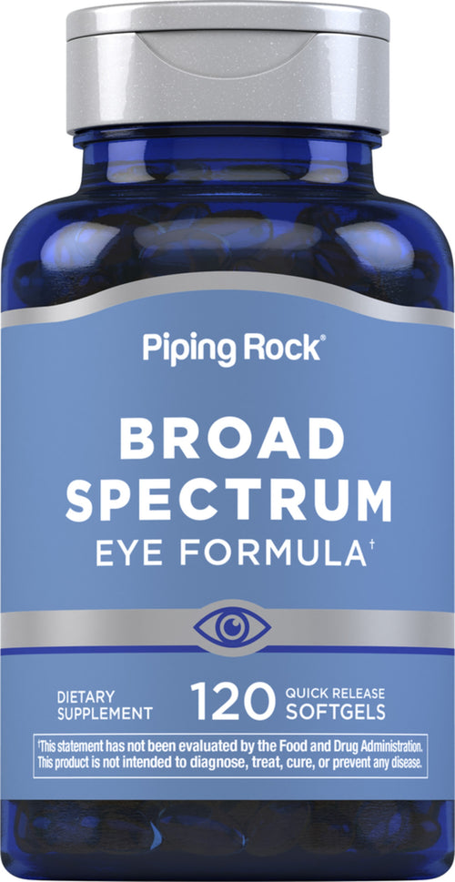 Broad Spectrum Eye Formula, 120 Quick Release Softgels Bottle
