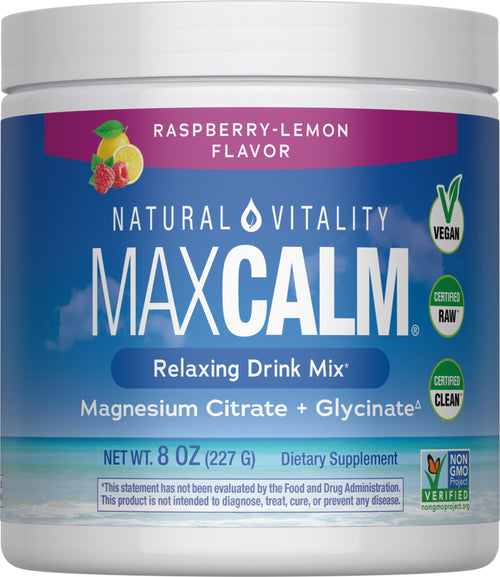 Порошок CALM с ароматом малины и лимона, 8 унций (227 г)