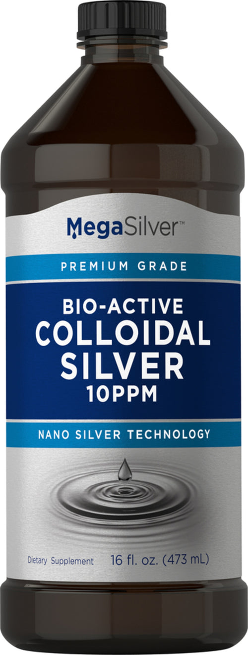 MegaSilver Bio-Active Colloidal Silver bottle with label