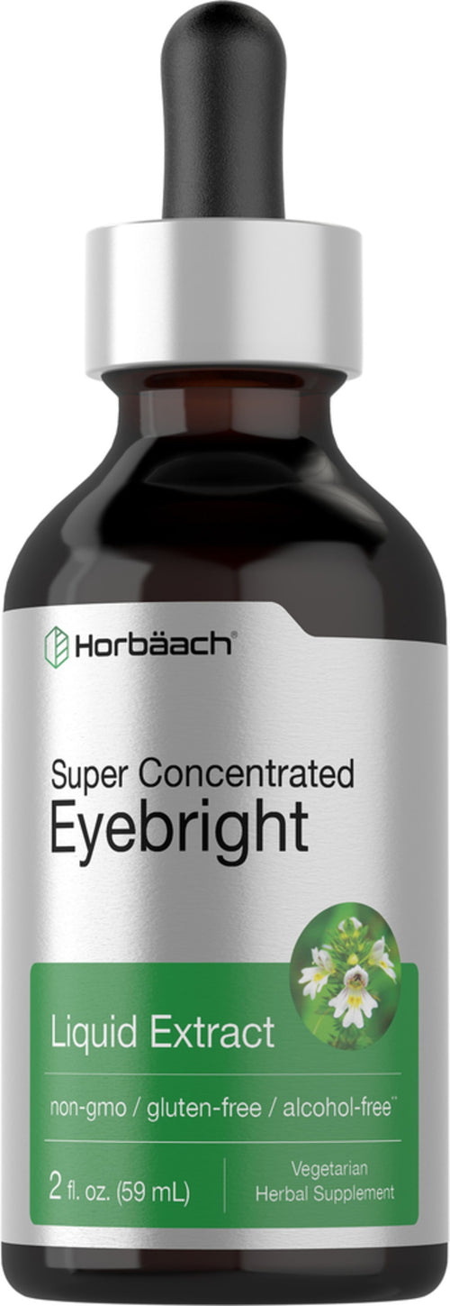Herbäach Super Concentrated Eyebright Liquid Extract bottle with dropper.