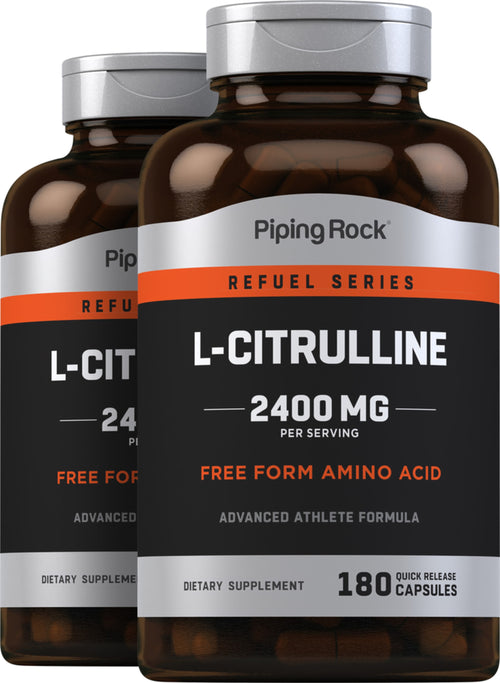 L-citrulin  2400 mg (po obroku) 180 Kapsule s brzim otpuštanjem 2 Boce  