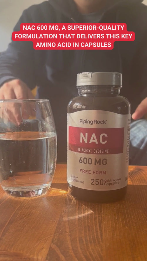 N-Acetyl Cysteine (NAC), 600 mg, 250 Quick Release Capsules Video