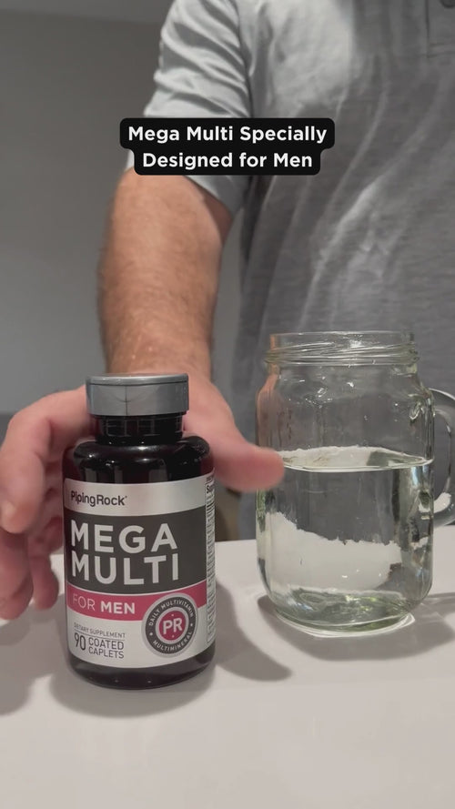 Mega Multiple for Men, 90 Coated Caplets Video
