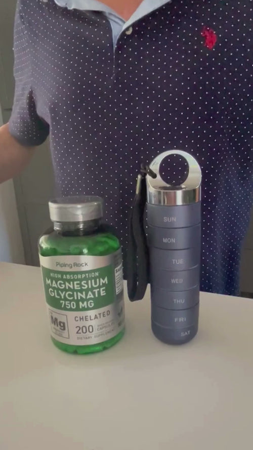 Magnesium Glycinate, 750 mg, 200 Quick Release Capsules Video