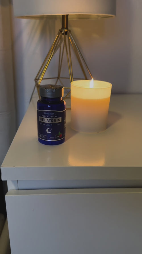 Melatonin (Natural Berry), 3 mg, 180 Fast Dissolve Tablets Video