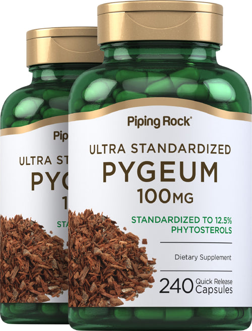 Ultra Standardized Pygeum, 100 mg, 240 Quick Release Capsules, 2  Bottles